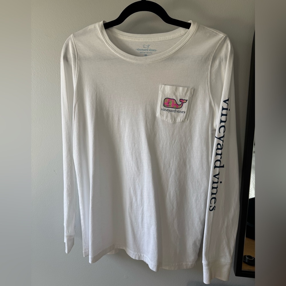 Vineyard Vines Women's Vintage Whale Long-Sleeve Tee XS